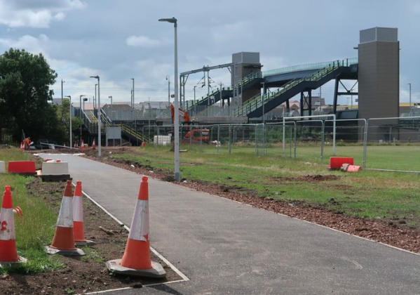 East Linton Station Construction - 2023-07-13